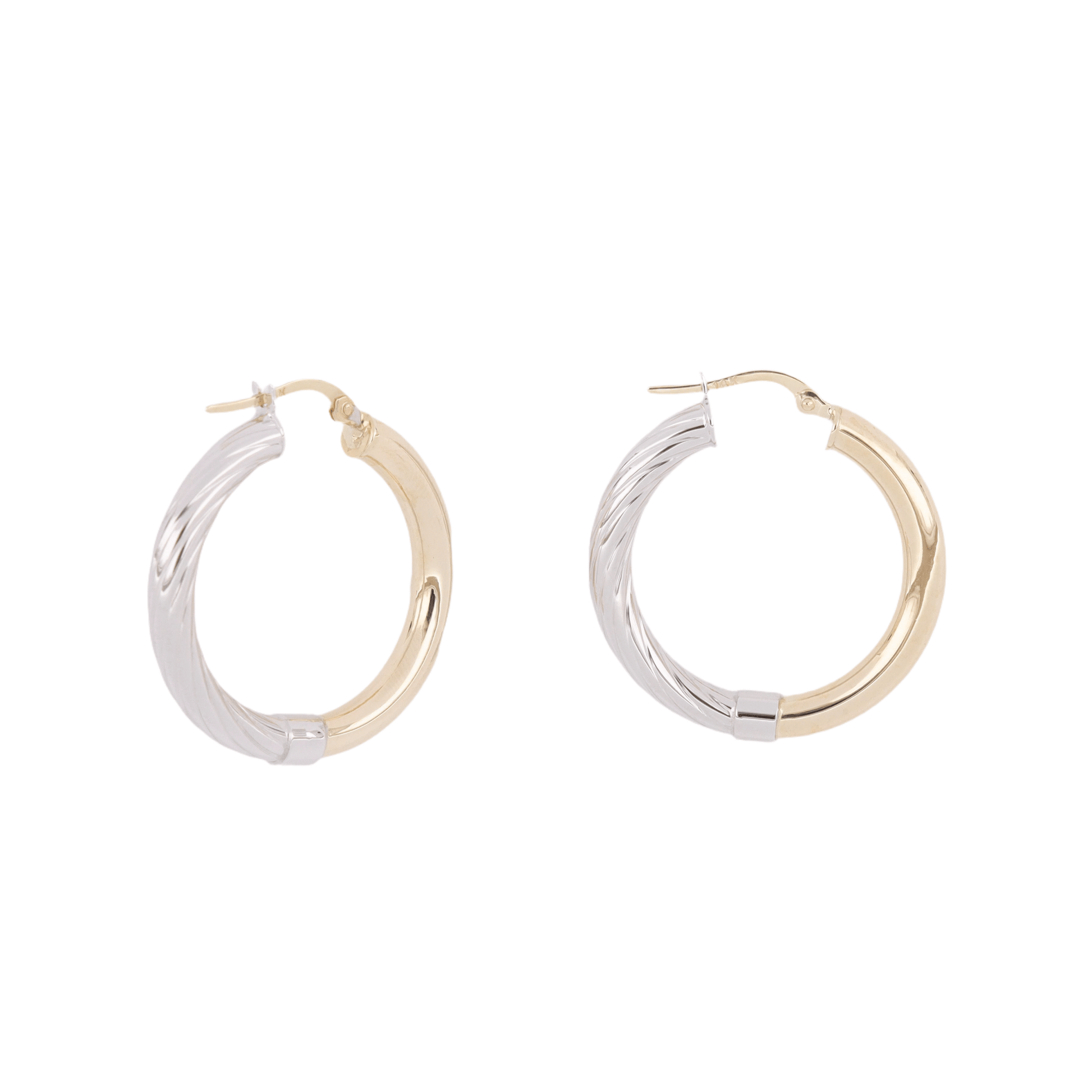 The Ava Hoops in 14k Gold - Blanche is Gold Jewelry