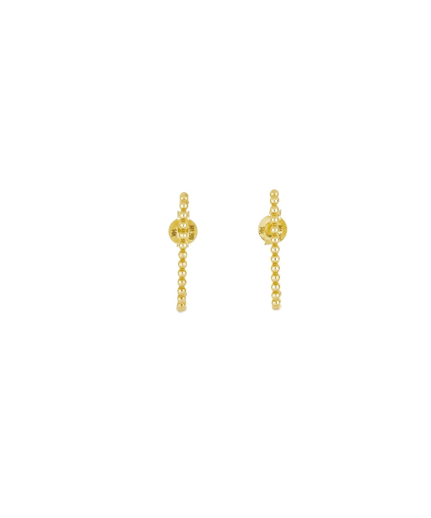 The Beaded Earrings - Leonora Gold Jewelry