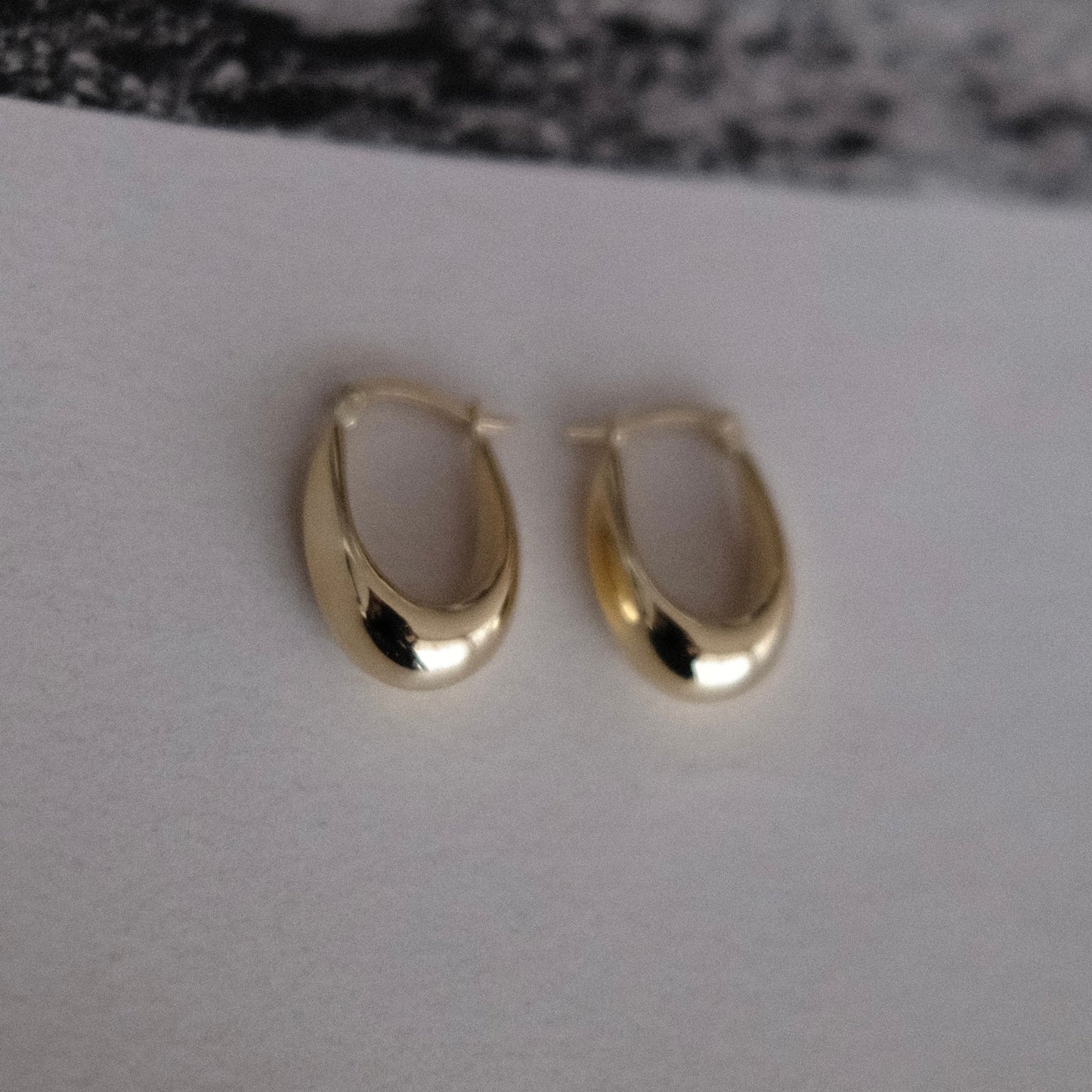 The Bianca Hoops - Blanche is Gold Jewelry