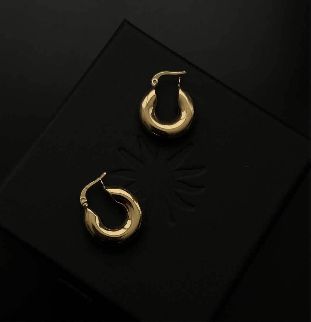 The Bubble Hoops - Leonora Gold Jewelry