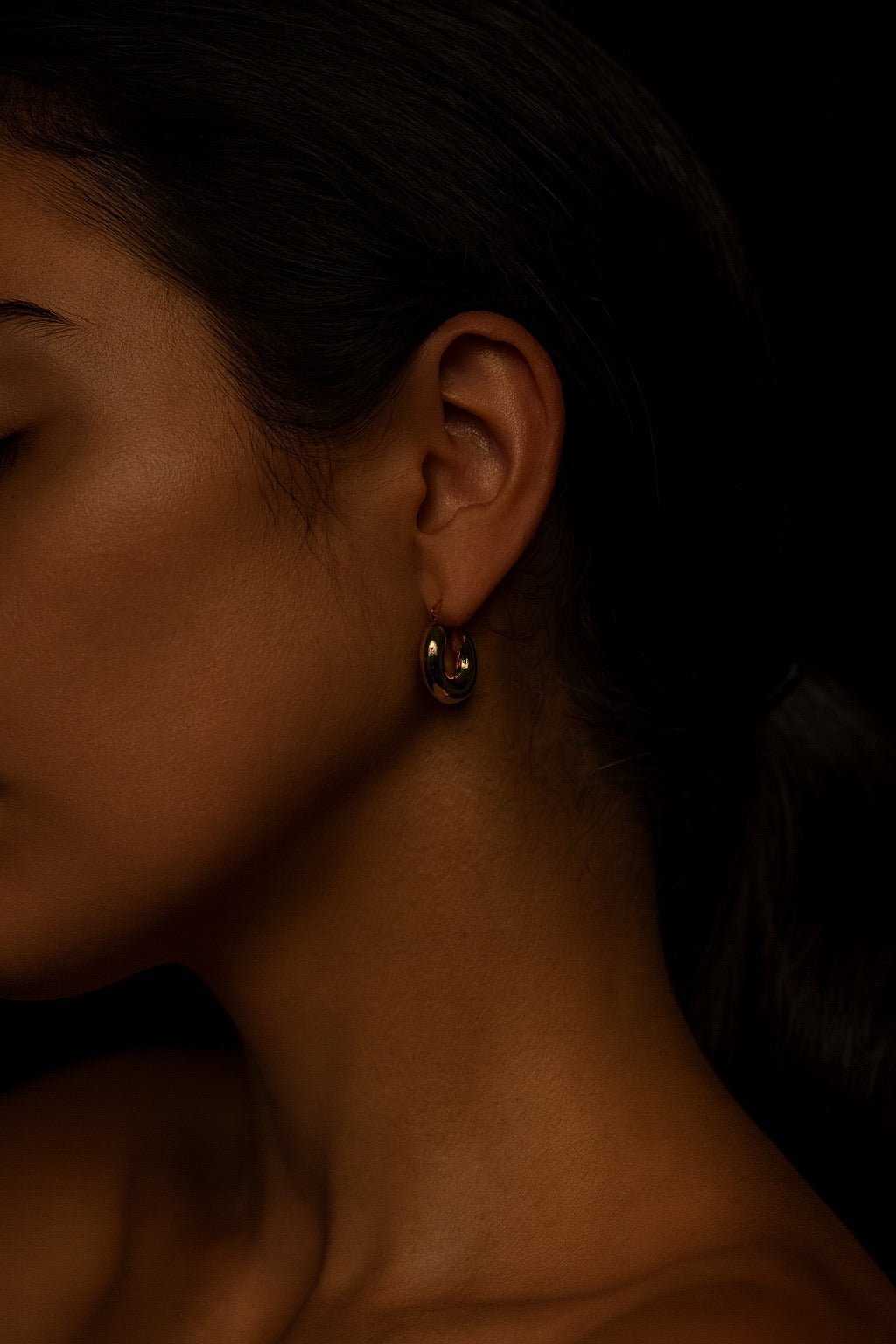 The Bubble Hoops - Leonora Gold Jewelry
