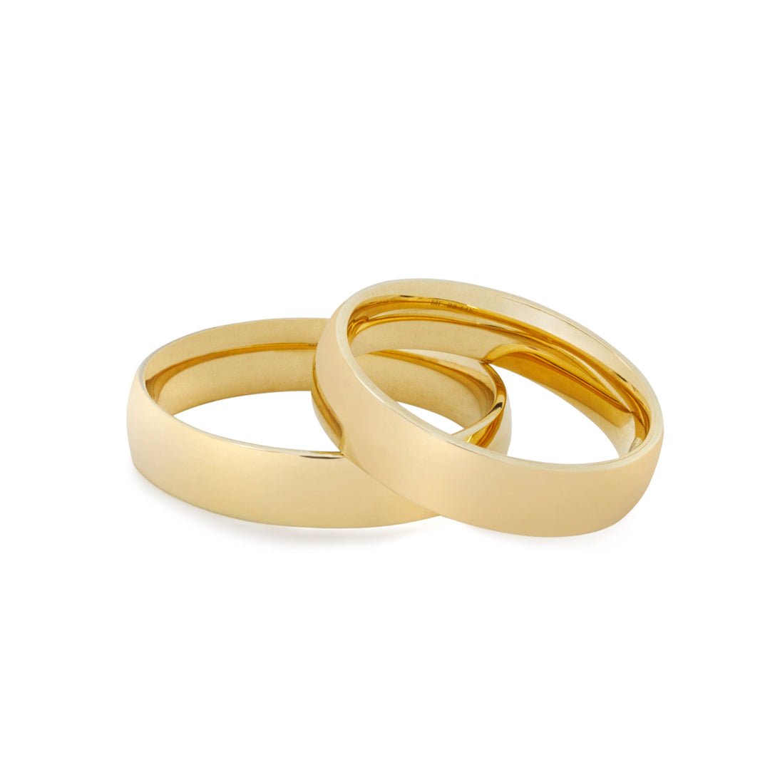 The Classic Band in Gold 4mm - Blanche is Gold Jewelry