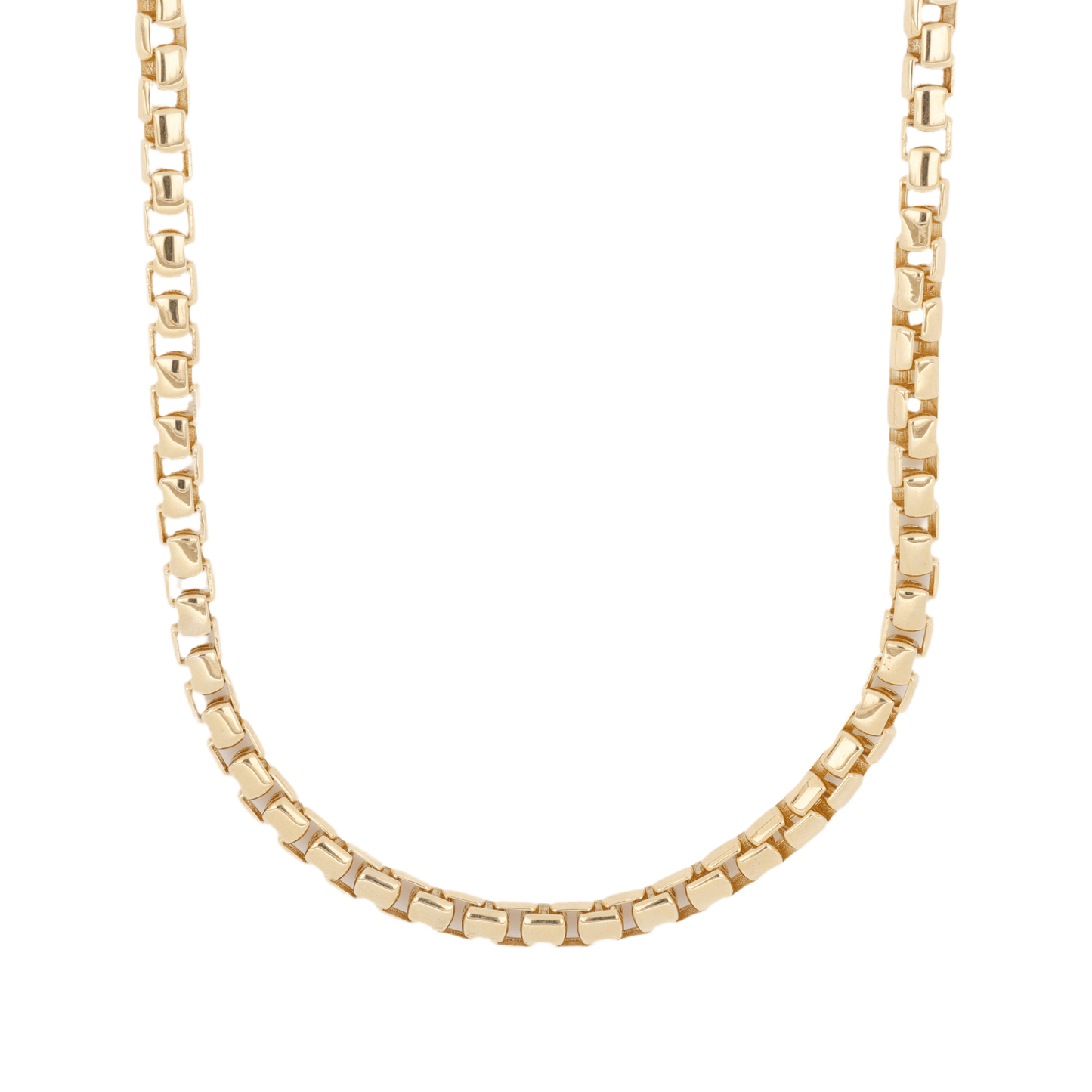 The Cubo Link Chain in 14k - Blanche is Gold Jewelry