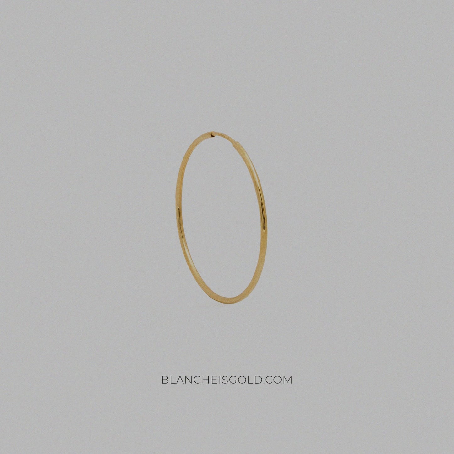 The Endless Hoops - Blanche is Gold Jewelry