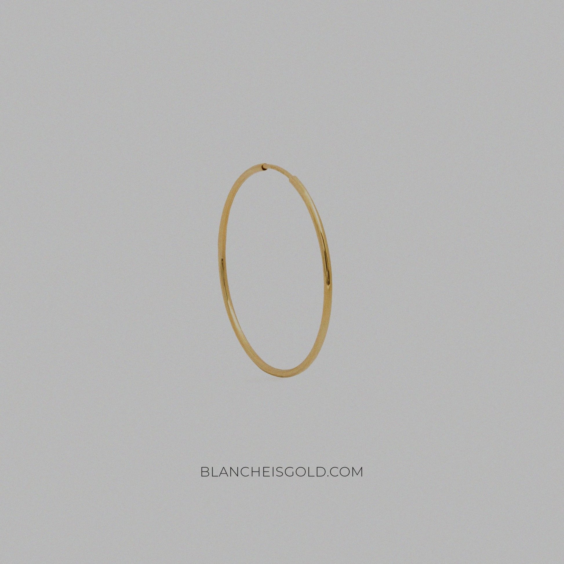 The Endless Hoops - Blanche is Gold Jewelry