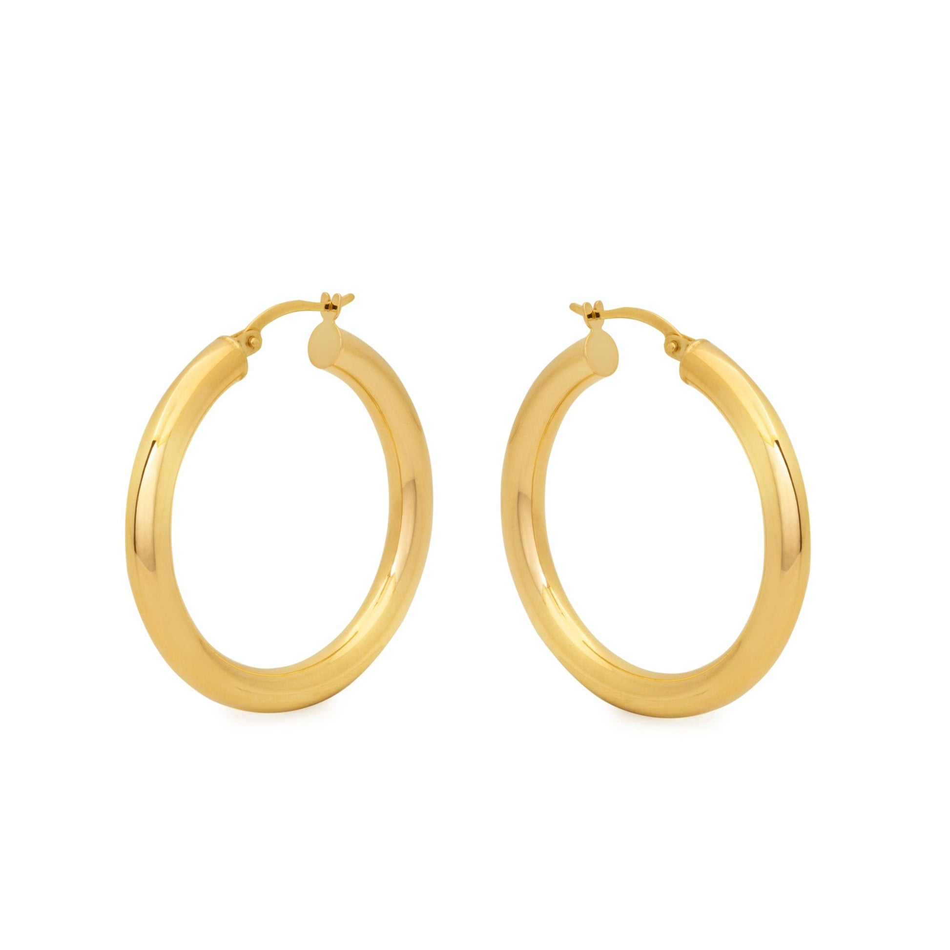 The Kendall Hoops - Blanche is Gold Jewelry