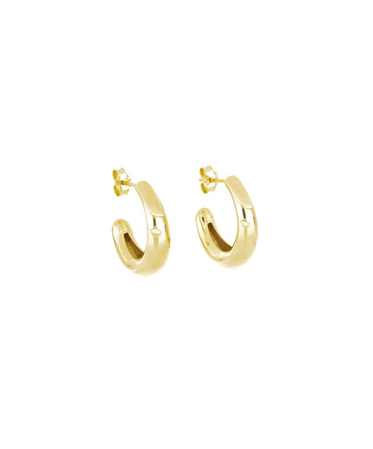 The Lia Hoops - Leonora Gold Jewelry