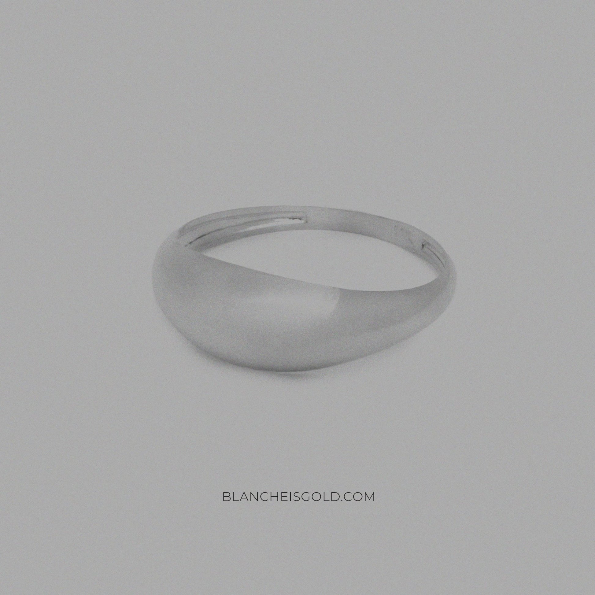 The Orbit Ring White Gold - Blanche is Gold Jewelry