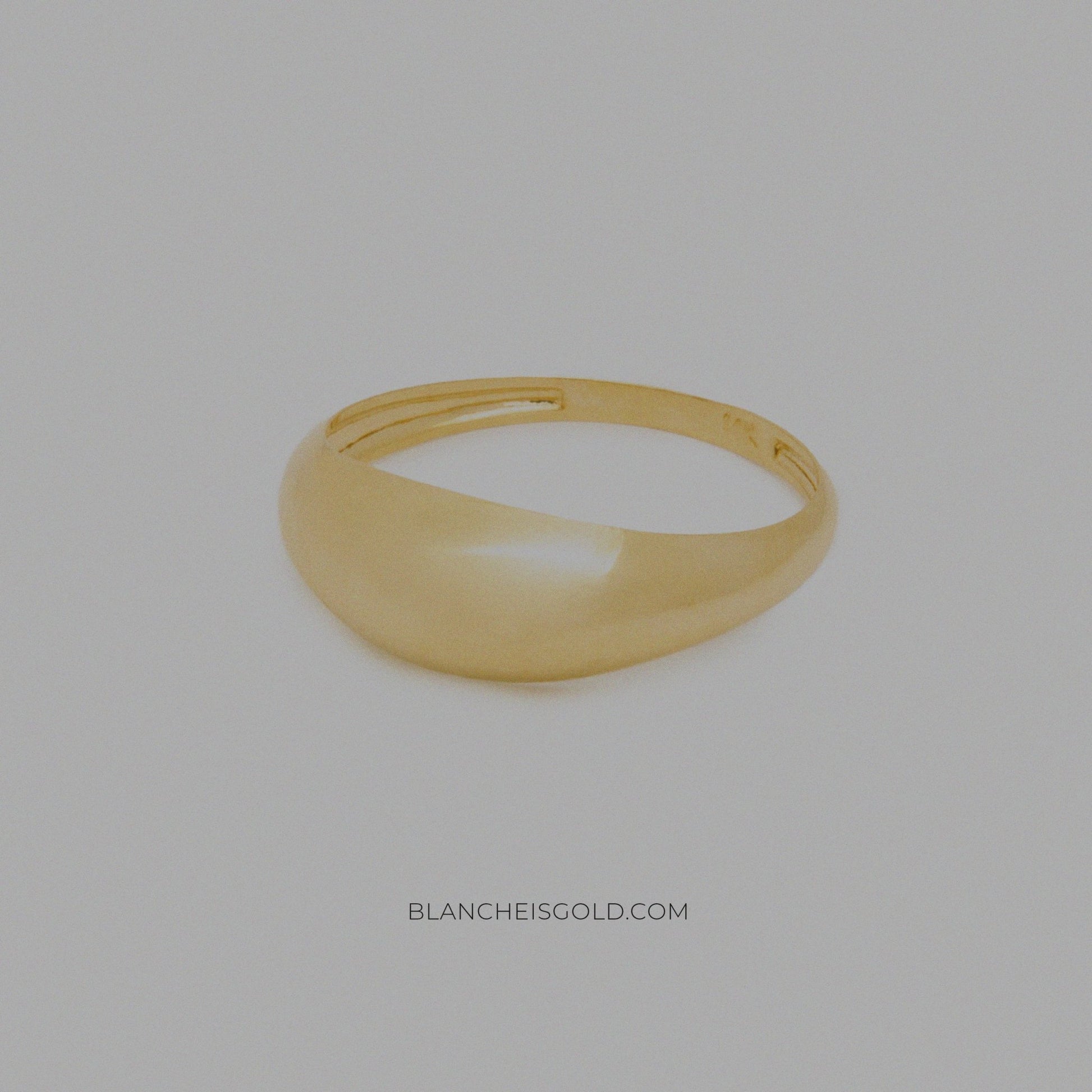 The Orbit Ring Yellow Gold - Blanche is Gold Jewelry