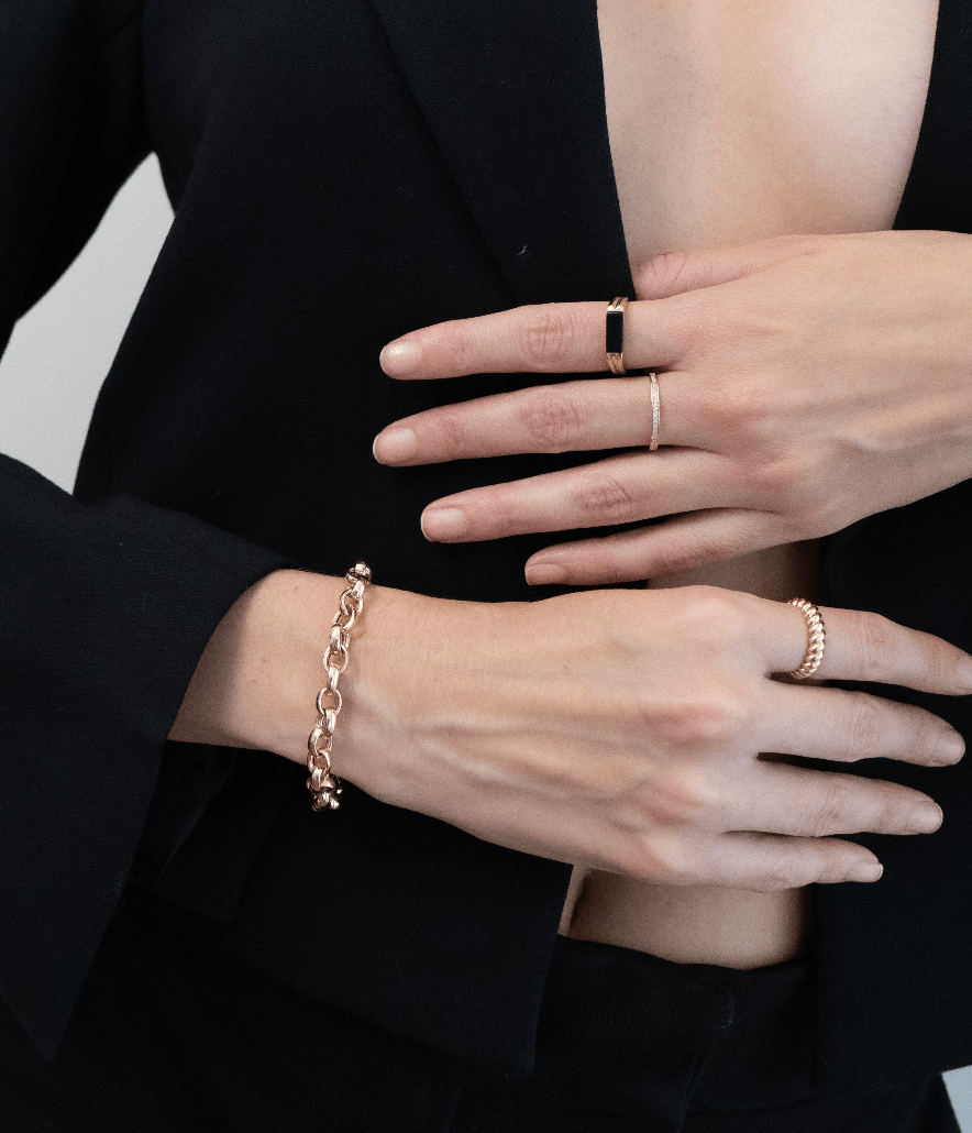 The Rope Ring - Blanche is Gold Jewelry