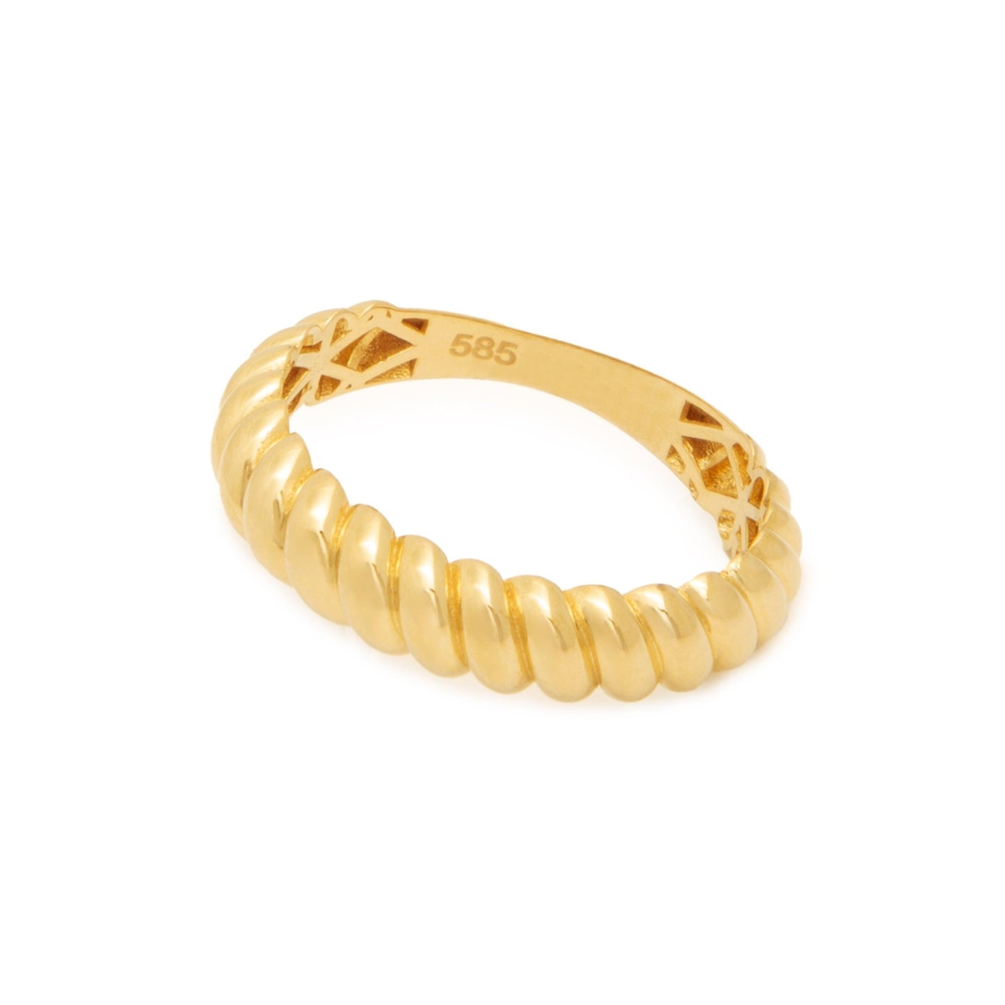 The Rope Ring - Blanche is Gold Jewelry