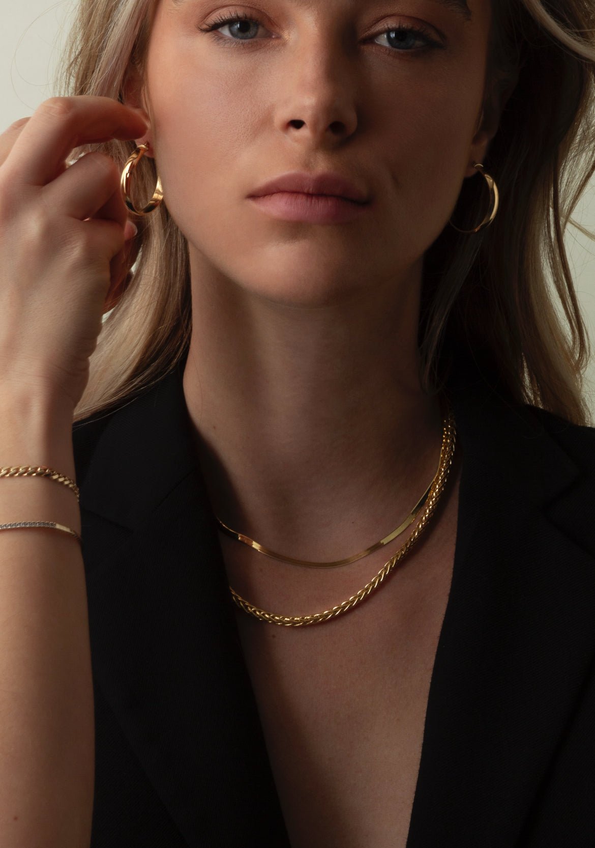 The Snake Gold Chain - Blanche is Gold Jewelry