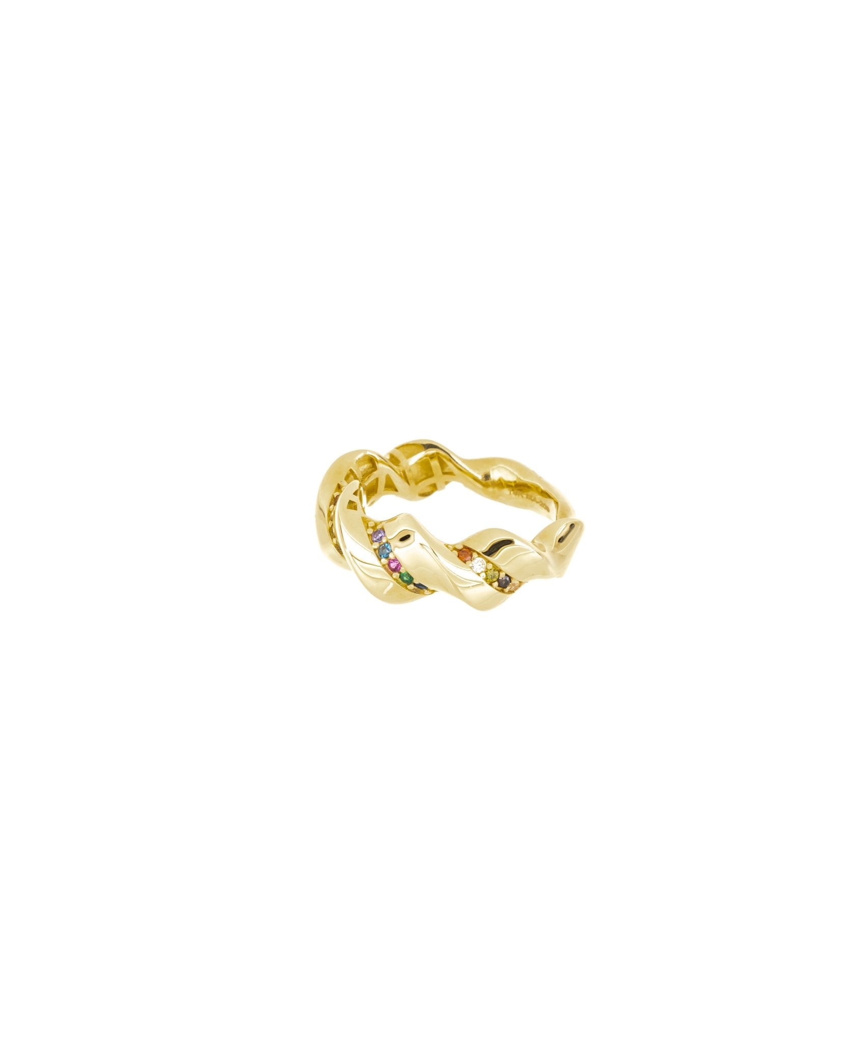 The Swirl Ring - Leonora Gold Jewelry