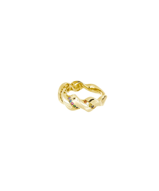 The Swirl Ring - Leonora Gold Jewelry