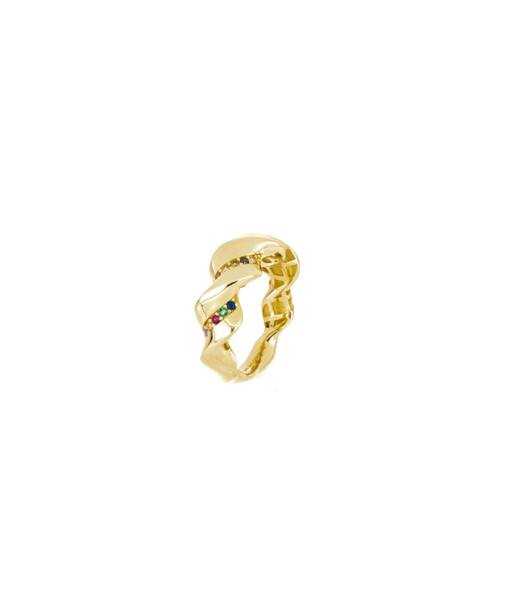 The Swirl Ring - Leonora Gold Jewelry