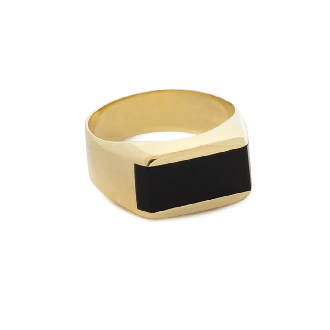 The York Signet Ring - Leonora Gold Jewelry