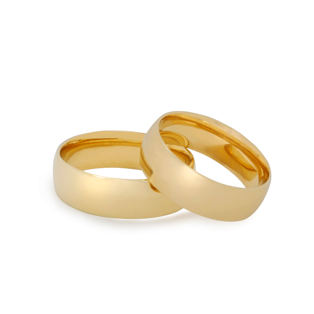 The Wedding Band in Gold 6mm